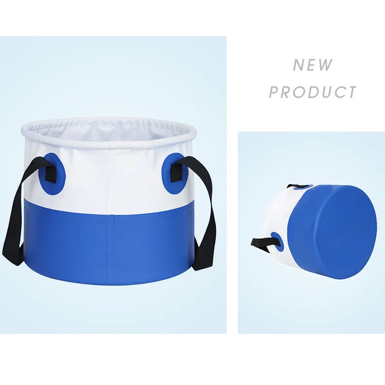 Outdoor and Car Washing Waterproof Dry Bag Fishing Folding Bucket
