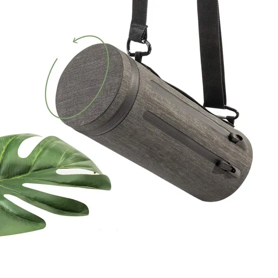 High Quality Fashion Snowy Grey Waterproof Cylinder Handlebar Front Frame Bicycle Bag Outdoor Cycling Bike
