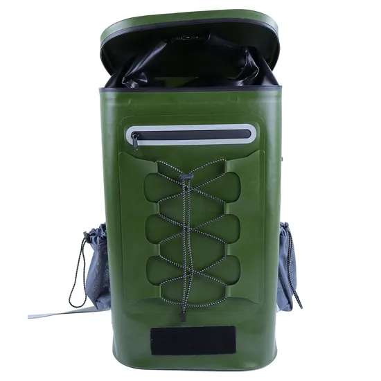 Large Capacity Waterproof Green Backpack Travel Multifunctional Bag Waterproof Backpack Hiking Camping Traveling Dry Bag