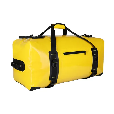 Leyi Kayaking Pack Waterproof Outdoor Camping PVC Leather Dry Duffle Traveling Bag