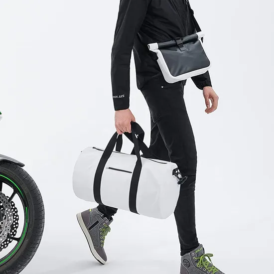 Leyi High Quality Portable Foldable Waterproof Fishing Dry Backpack Duffel Custom Motorcycle Tail Bag