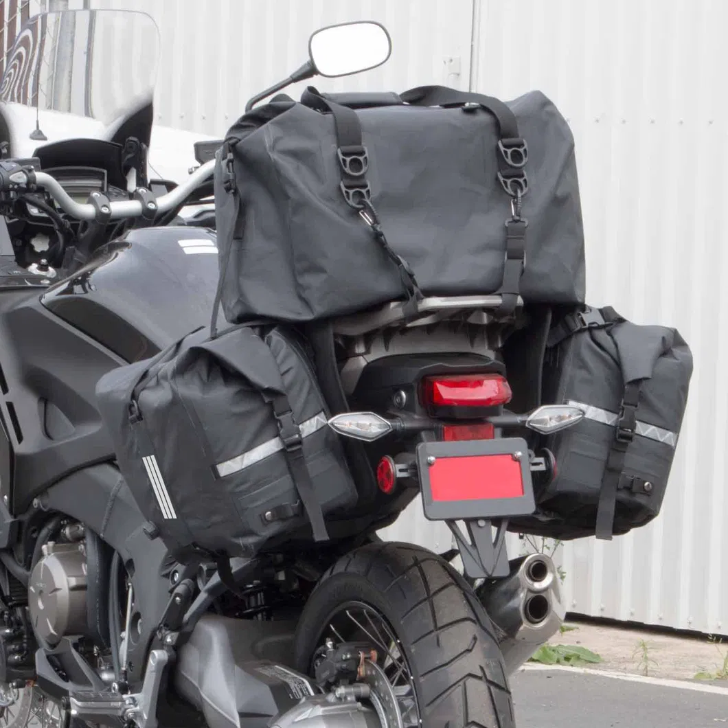 Leyi PVC High Quality Wholesale Waterproof Motorcycle Saddle Shoulder Tank Bag