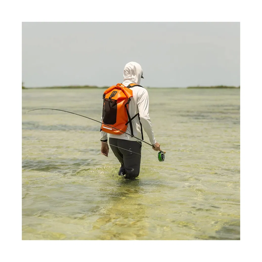 Leyi Large Capacity Leisure Travel Waterproof Backpack Plastic Custom Fishing Tackle Shoulder Bag