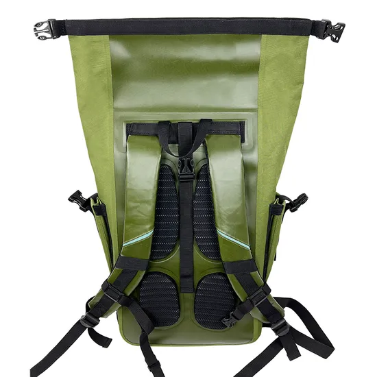 Leyi Rolltop Waterproof Backpack Leather Washed Canvas Backpack Outdoor Activities Large Travel Custom Backpack Manufacturer