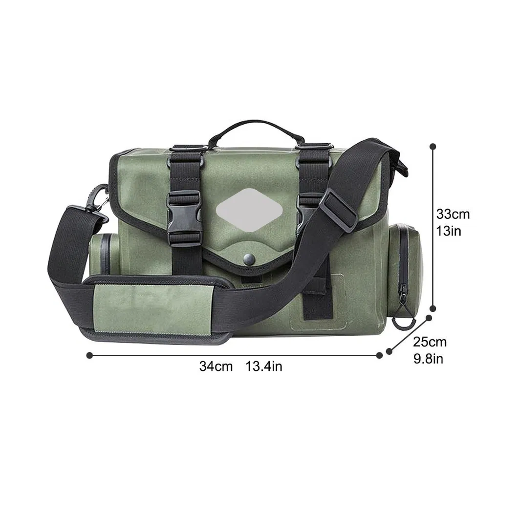 Leyi Multifunctional High Quality Fly Pouch Fishing Lanyard Pack Waterproof Tactical Waist Bag