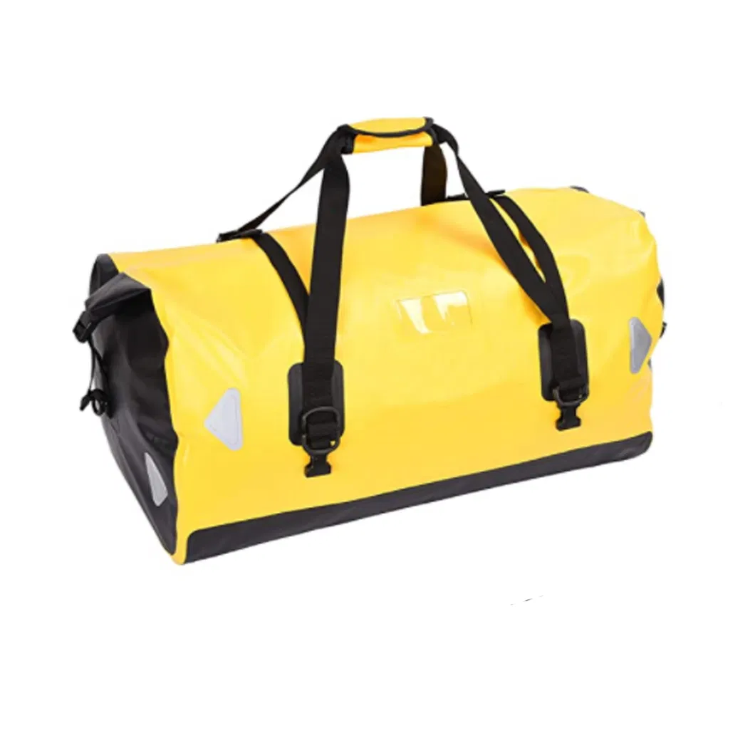 Leyi Multifunctional Vintage Hiking Backpacks 70L Cloth Bags with Custom Printed Logo Waterproof Duffel Bag