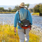 Leyi Newest Design Water-Resistant Outdoor Backpack Fishing Reel Safety Waterproof Fly Fishing Waist Bag