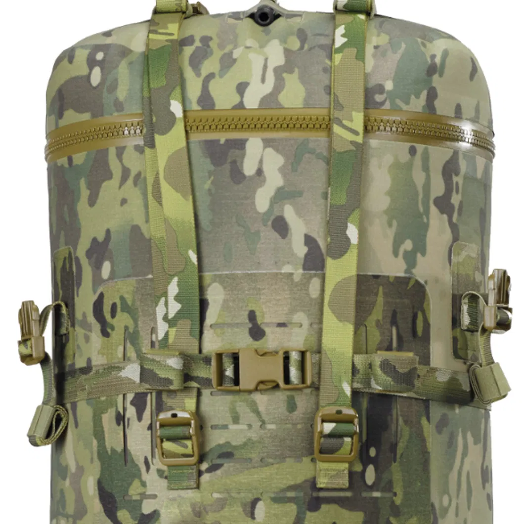 Leyi China Factory Waxy Canvas Backpack for Outdoor Activities, Sports Bag Hiking Backpack Duffel Bag for Men