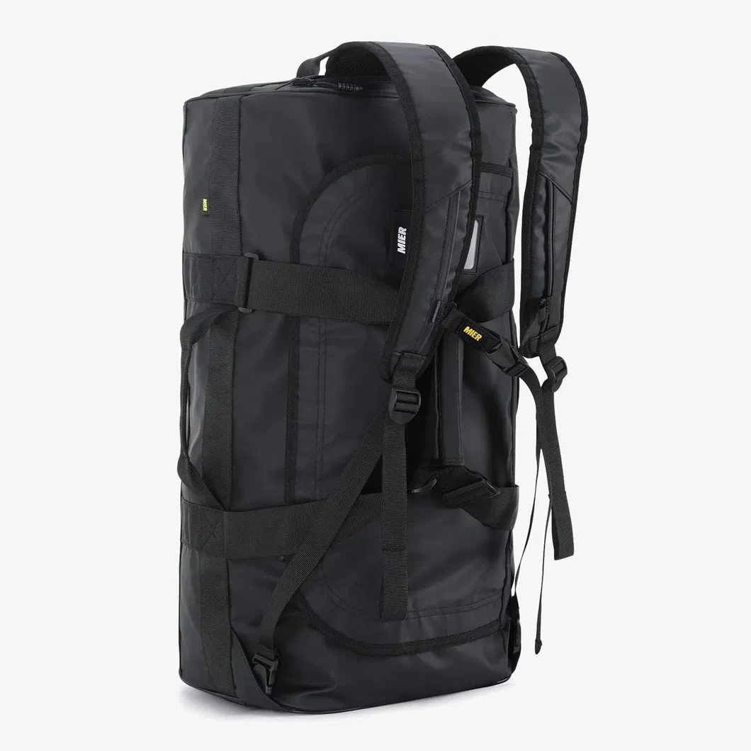 Leyi Duffle Bac Backpack Waterproof Travel Sports Gym Duffle Bag Zippered Plastic Clothing Garment Suit Duffle Bag