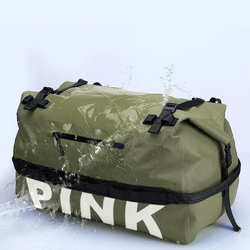 Leyi Custom Sports Duffle Bag, Foldable Travel Bag Waterproof Travel Duffel Bag, Sports Bag Hiking Backpack Duffel Bag for Men