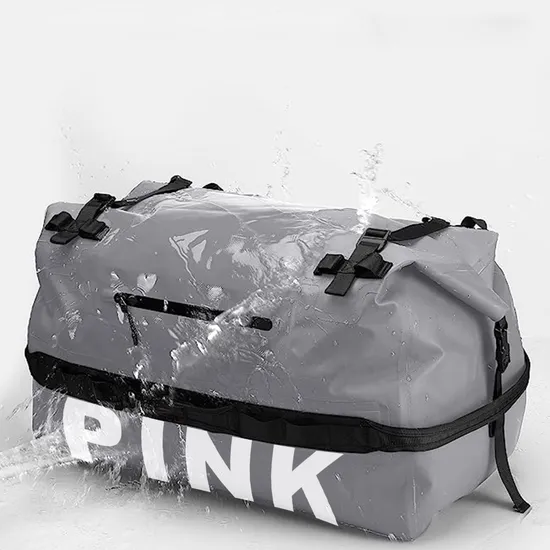 Leyi Custom Sports Duffle Bag, Foldable Travel Bag Waterproof Travel Duffel Bag, Sports Bag Hiking Backpack Duffel Bag for Men