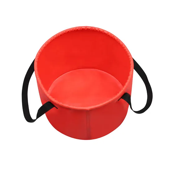 OEM Multifunctional Collapsible Bucket Water Container Outdoor Waterproof Camping Folding Fishing Bucket with Handle