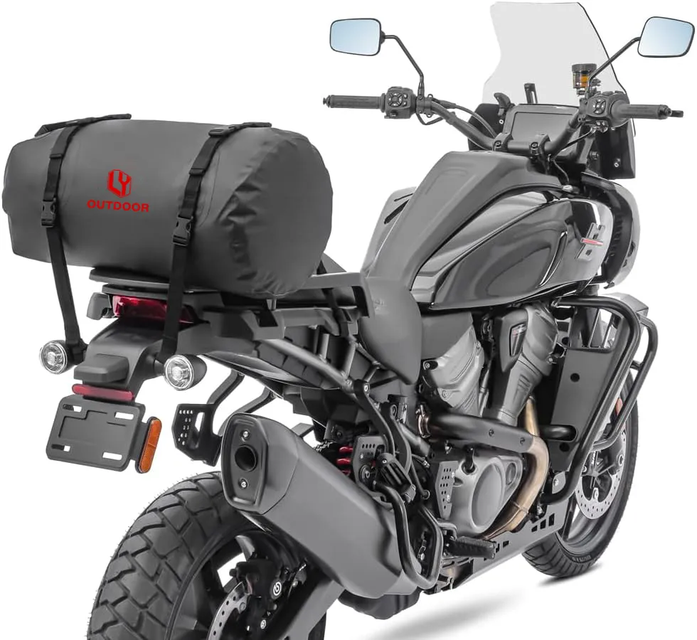 30L 50L Top Sell Motorcycle Travel PVC Tarpaulin Waterproof Roll Dry Bag Duffel Bag Motor Seat Tail Bag