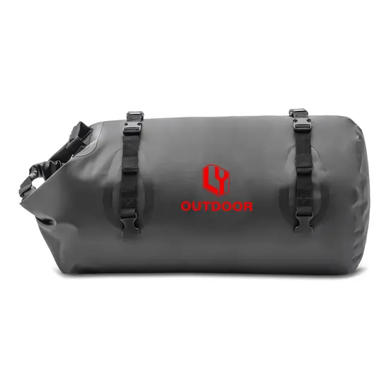 30L 50L Top Sell Motorcycle Travel PVC Tarpaulin Waterproof Roll Dry Bag Duffel Bag Motor Seat Tail Bag