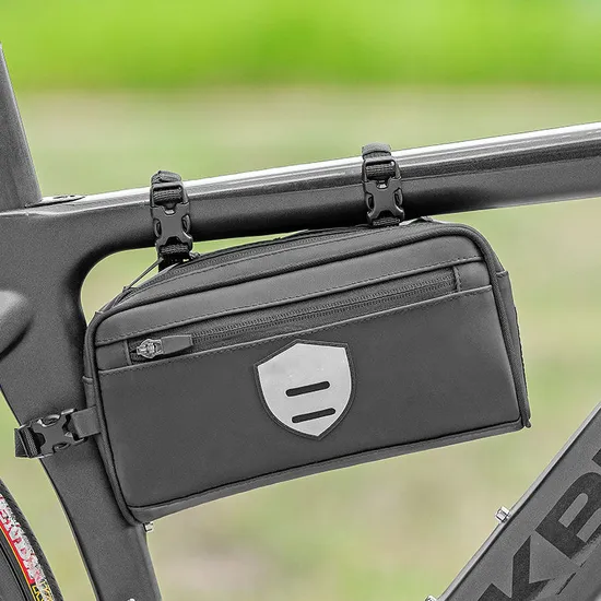 Waterproof Bike Travel Bag, Bike Handlebar Bag Large Bicycle Front Storage, Top Tube Bag Bicycle