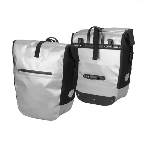 Leyi Portable Bike Pannier Bag 26L Bicycle Panniers, Bicycle Panniers Bike Saddle Bag with Adjustable, Waterproof Bike Bag Pannier