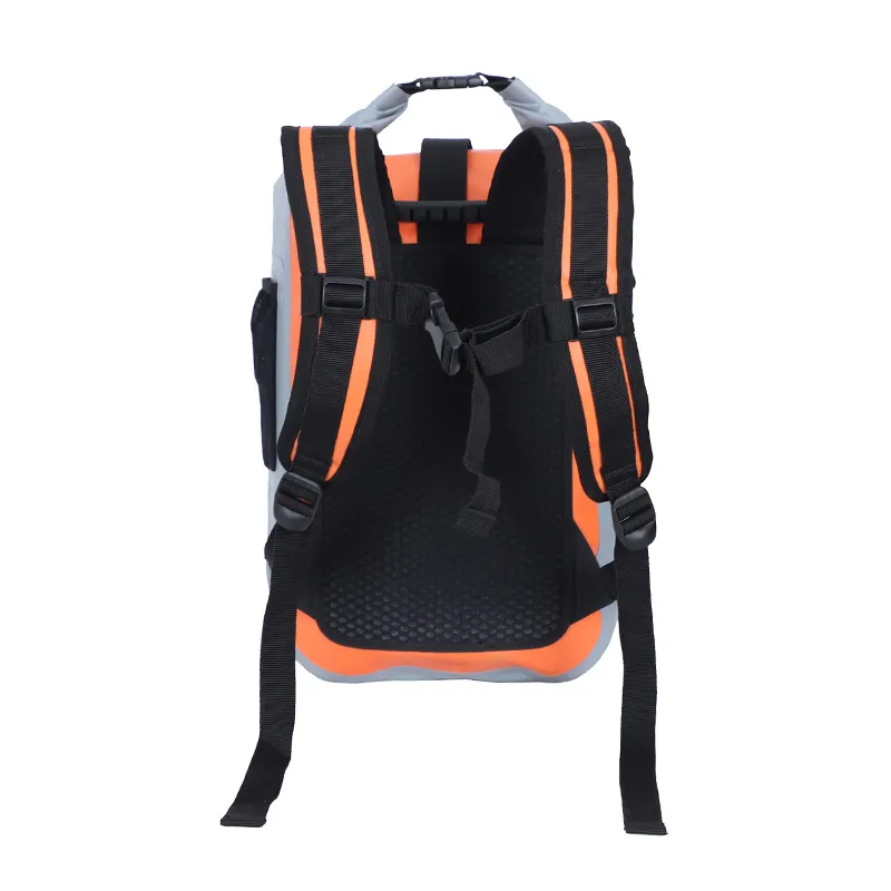 PVC Hiking Travel Custom Logo Backpack Camping Waterproof Tarpaulin Pack Outdoor Roll Top Dry Bag Foldable Waterproof Backpack