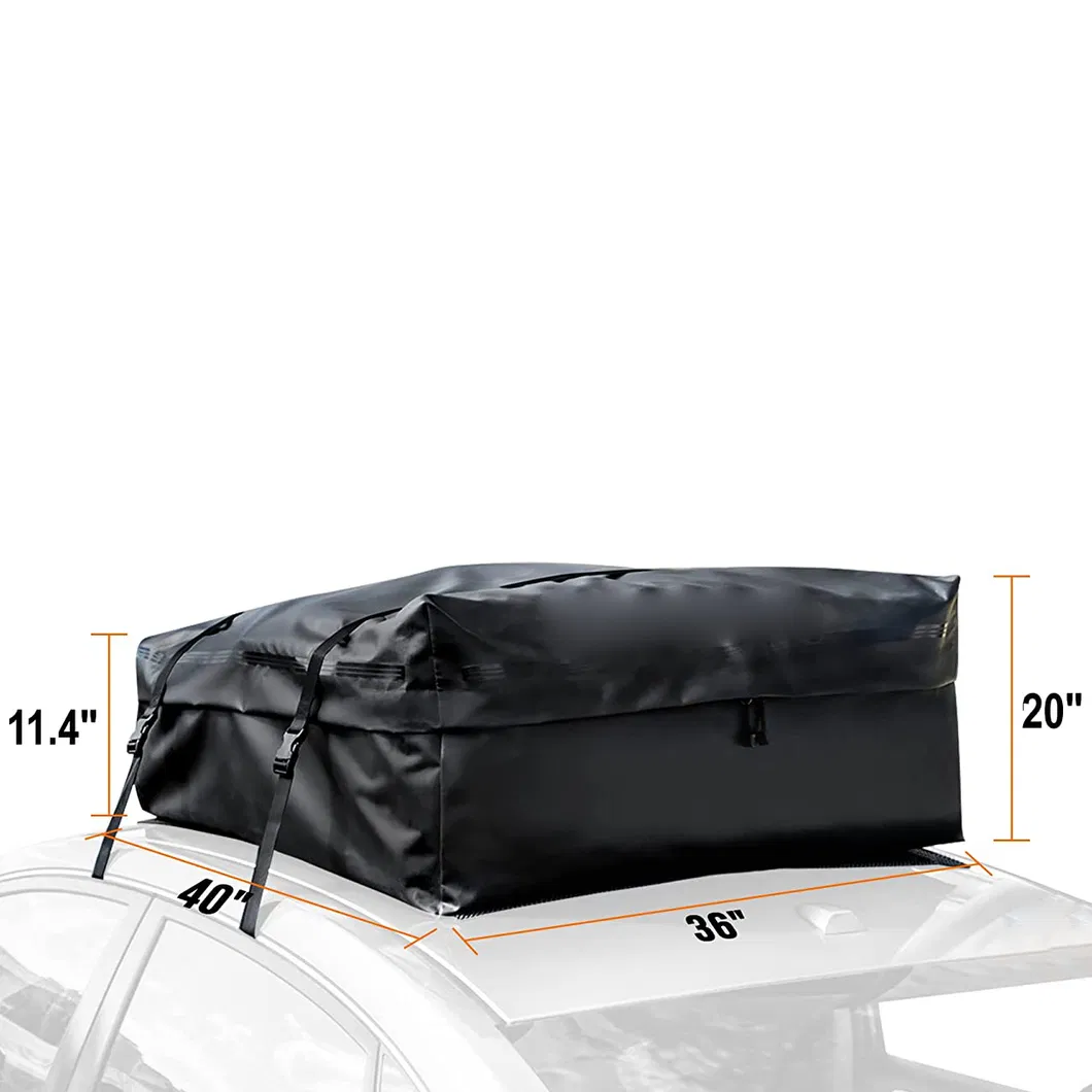 Leyi 13 Cubic Rooftop Cargo Carrier Car Roof Boxes Bags Any Car Roof Travel Bag Vehicles Storage Roof Rack Bag