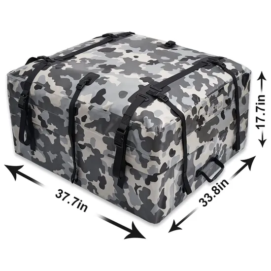 Leyi 13 Cubic Rooftop Cargo Carrier Car Roof Boxes Bags Vehicles Storage Roof Rack Bag, Any Car Roof Travel Bag