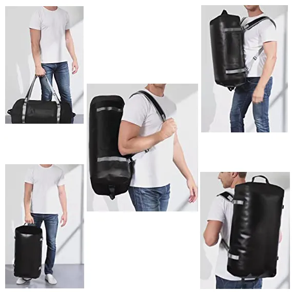 Leyi Waterproof Duffel Bag Backpack Duffel Bag with Custom Printed Logo Capacity Eco Friendly Weekend Travel Duffle Bag
