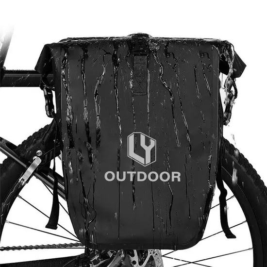 New Products Large Capacity Bike Double Panniers Waterproof Bicycle Cycle Water Resistant Travel Bike Pannier Bag