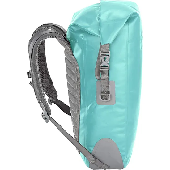 Dry Bag 35L Foldable Waterproof Custom Logo PVC Dry Bag Backpack with Exterior Zipper Pocket