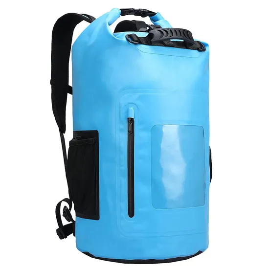 Custom Logo PVC Bicycle Camping Outdoor Fishing Kayak Swimming Laptop Dry Bag Backpack Waterproof Bags