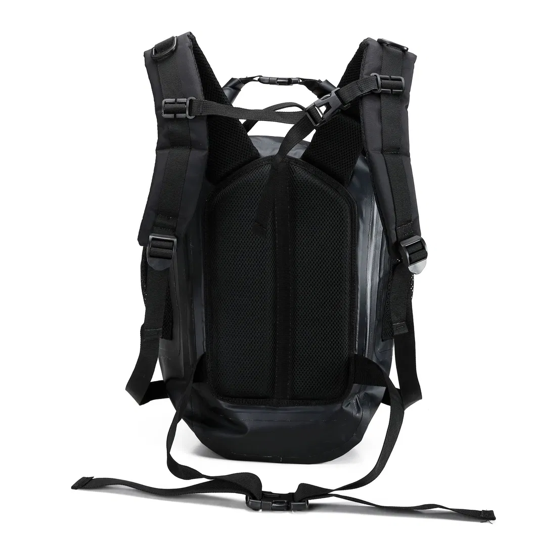 Leyi Custom Log Travel Backpack Bag, Hiking Backpack 25L Waterproof Bags, Roll Top Travel Dry Bag Waterproof Backpack Outdoor