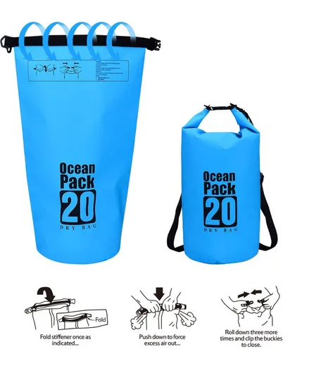 OEM Wholesale Custom Logo Swim Bag 2L 3L 5L 10L 15L 20L 25L 30L Outdoor Sport Waterproof Dry Bag