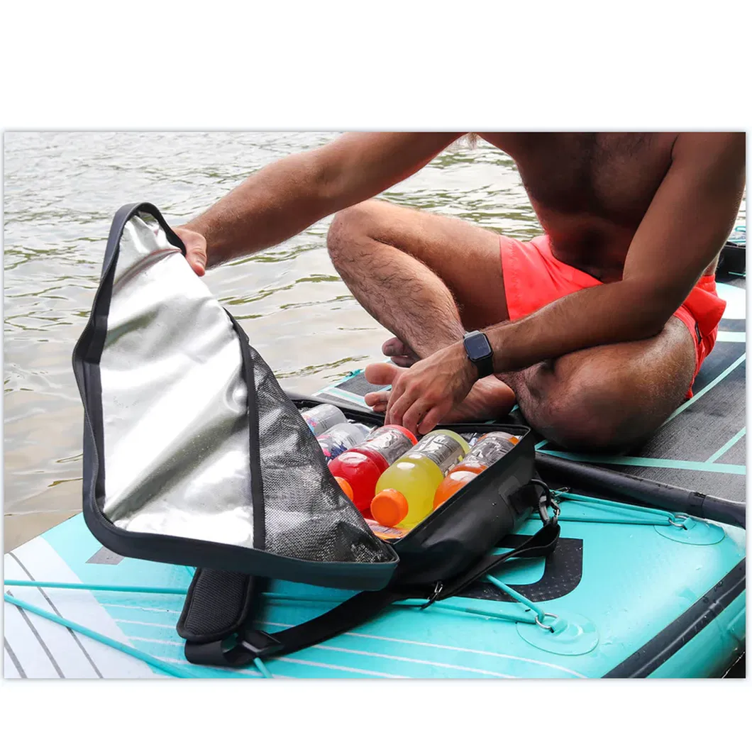 Large Capacity Paddle Board Cooler Mesh Top Pocket Cooler Bag Waterproof Bag Accessory Surf Board Paddle Board Accessories