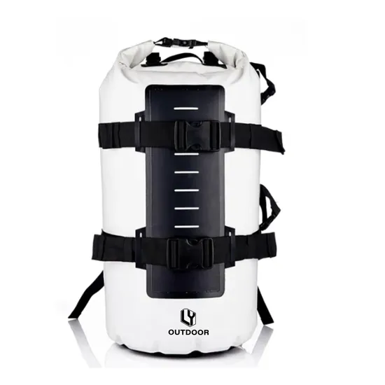 Leyi Wholesale Camping Leather Dry Hiking Sport Custom Logo Roll Top Backpack Waterproof Shoulder Bag