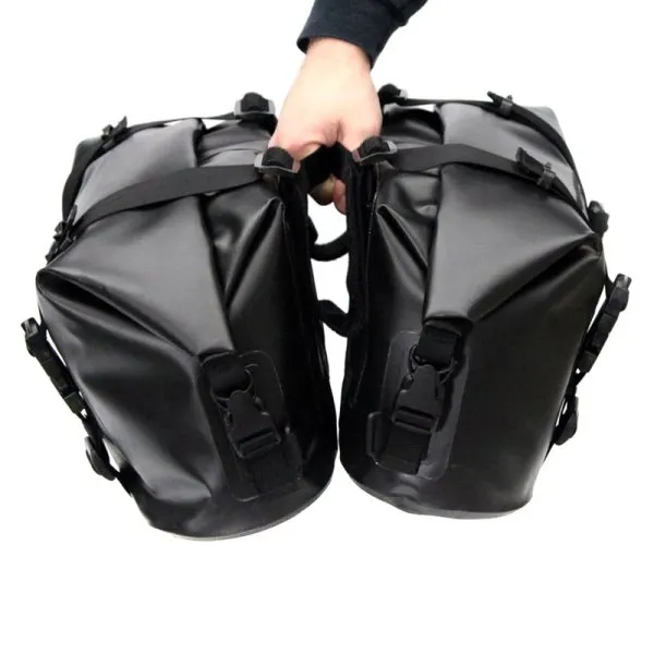 Leyi High Quality Wholesale Custom Logo Saddle Travel Wearproof Motorcycle Motor Bike Bag