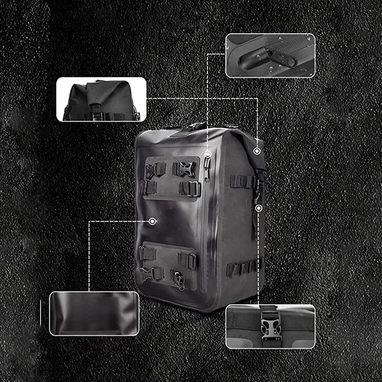 Leyi 2024 New Thickened Carriage Motor Bike Boxes Durable Motorbike Bicycle Motorcycle Bag