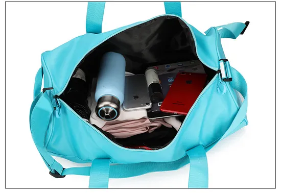 Leyi Gym Duffle Bag Outdoor Duffel Weekend Sports Gym Bag with Shoe Bag
