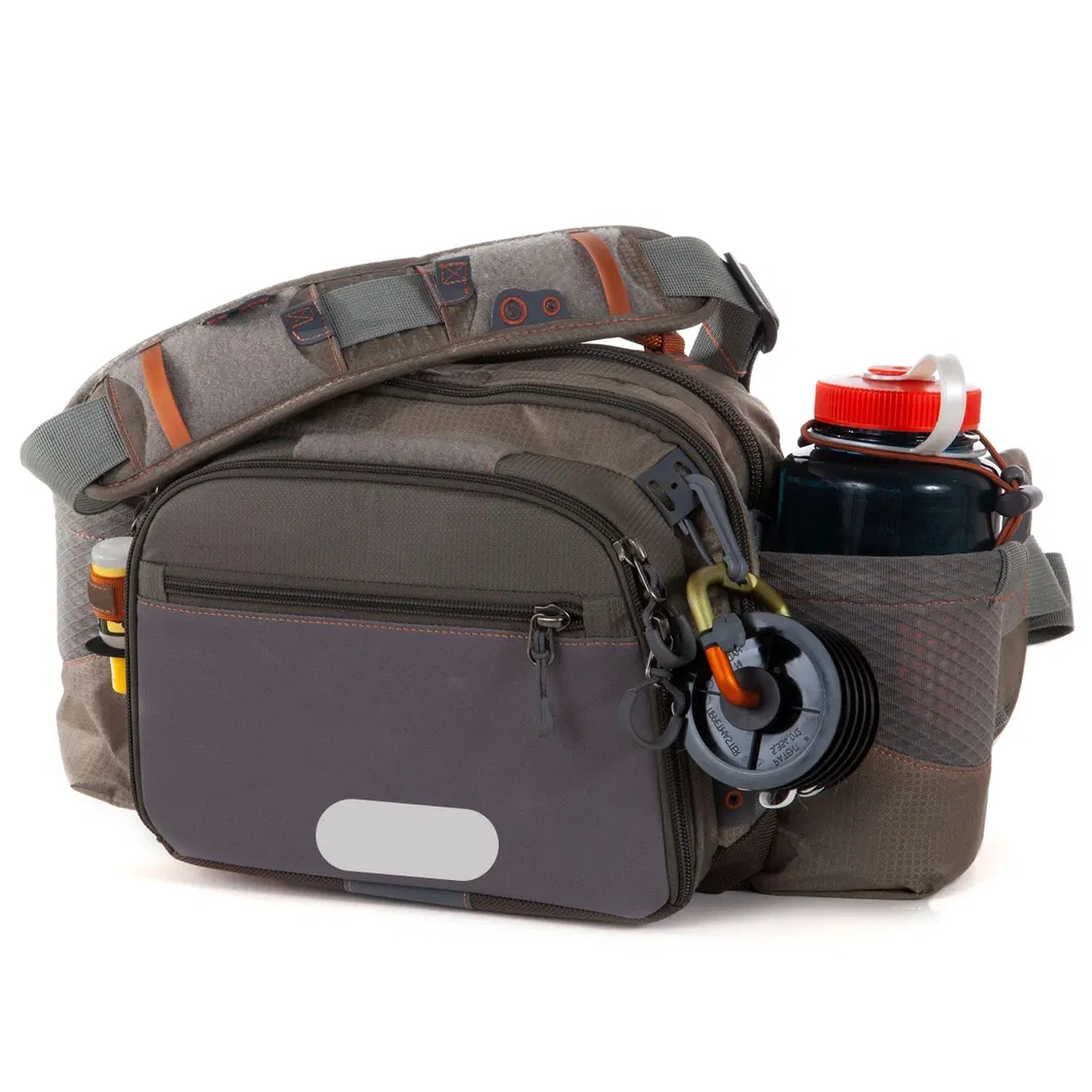 Leyi Newest Design Water-Resistant Outdoor Backpack Fishing Reel Safety Waterproof Fly Fishing Waist Bag