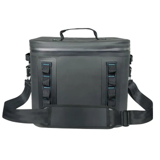 Waterproof Insulated Soft Fishing Cooler Bag with Front Zipper Pocket for Fishing Camping