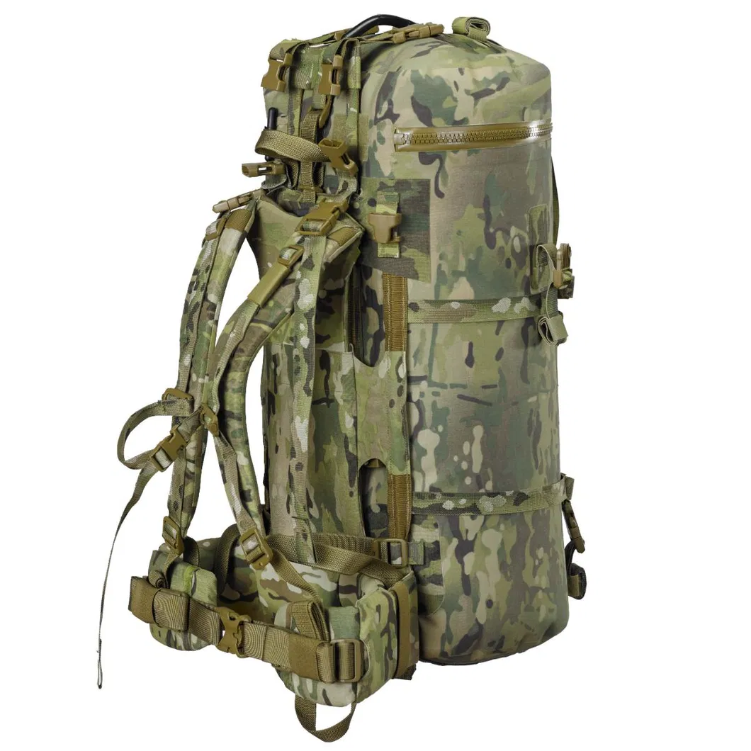 Leyi China Factory Waxy Canvas Backpack for Outdoor Activities, Sports Bag Hiking Backpack Duffel Bag for Men