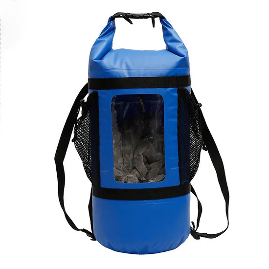 Waterproof Nylon Fabric Black Blue Color Backpack Other Casual Sports Backpacks Hiking Travel Shoulder Bag