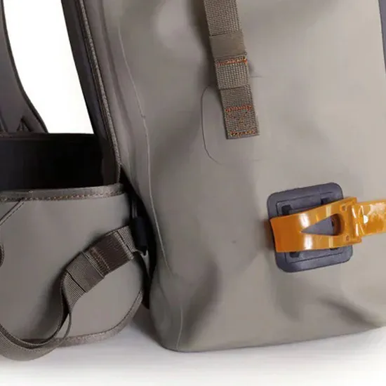 OEM ODM Custom Logo Waterproof Material TPU PVC Fishpond Thunderhead Packs Fly Fishing Backpacks for Store Fishing Gear Rod