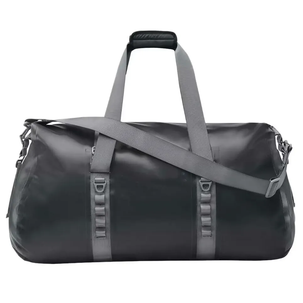Leyi Leather Waterproof Duffel Large Travel Sport Bag Gym Backpack Custom Logo Sport Travel Duffle Bag