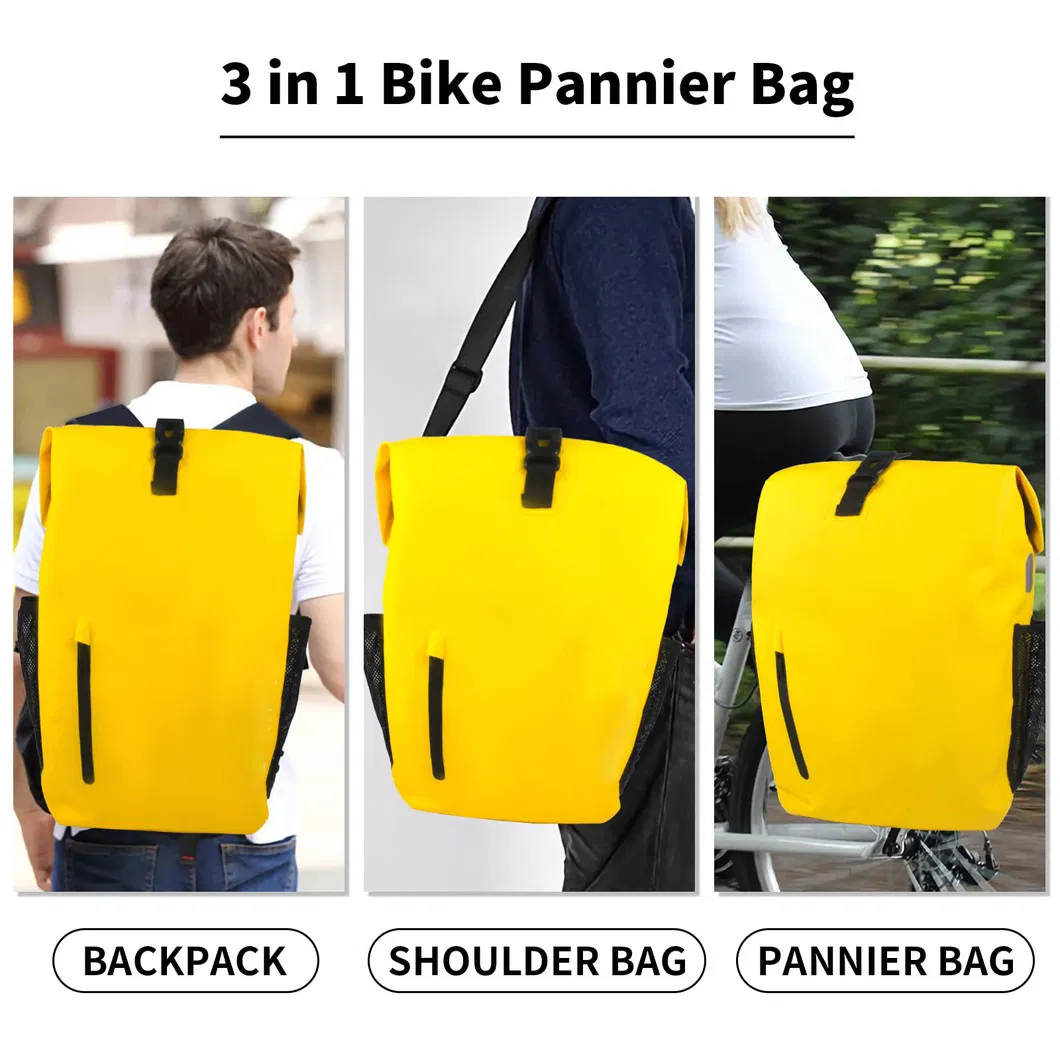 Leyi Wholesale Bicycle Trunk Bag Manufacturers Bicycle Pannier Rack Bag Blue Bike Bags Saddle Bicycle Waterproof