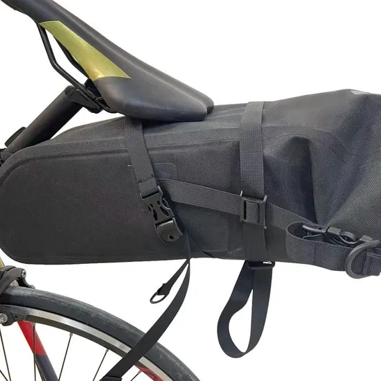 Reflective Rear Cycling Saddle Bag Taillight MTB Rode Bike Large Capacity Bag Bicycle Accessories Pouch