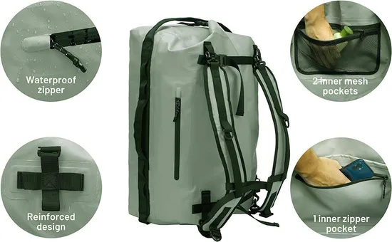 Outdoor Waterproof Dry Bag Travel Garment Custom Duffel Duffle Bag with Logo Travel Waterproof Duffel Duffle Bag Custom Logo