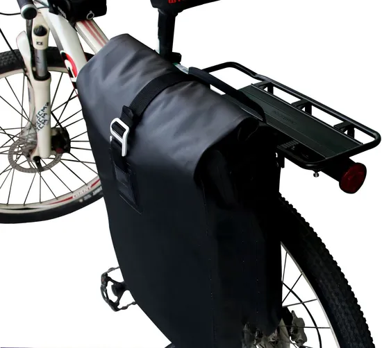 Leyi Bike Bags Saddle Bicycle Waterproof, Bicycle Pannier Rack Bag, Bag Outdoor Cycling Pouch Riding Pack Bag for Bike