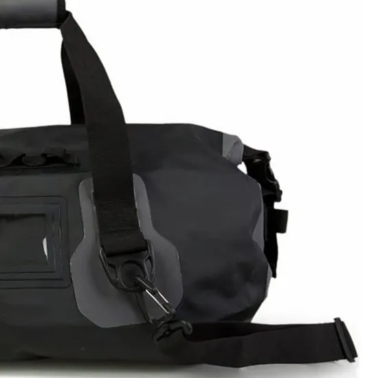 Leyi Motorcycle Tail Bag Motorbike Lightweight Waterproof Foldable Bag for Outdoor Travel Bag Black Duffle Sport Style