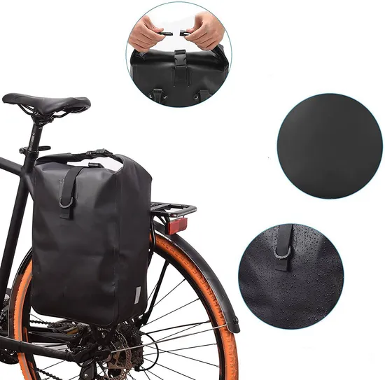 Leyi Soft Pannier Bag for Motorcycle Universal Bracket for Motorcycle Side Pannier Bag Pannier Bags Bicycle Custom Logo