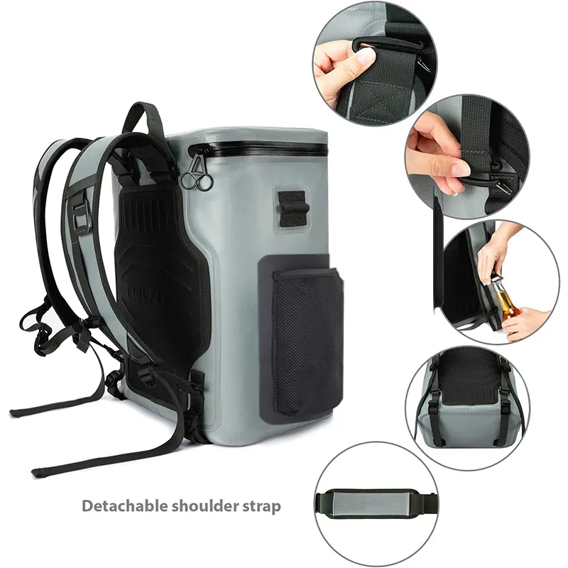 Leyi Insulated Backpack Food Delivery Cooler Bag Cooler Bag Printing Picnic Cooler Bag Insulated Cooler Bag