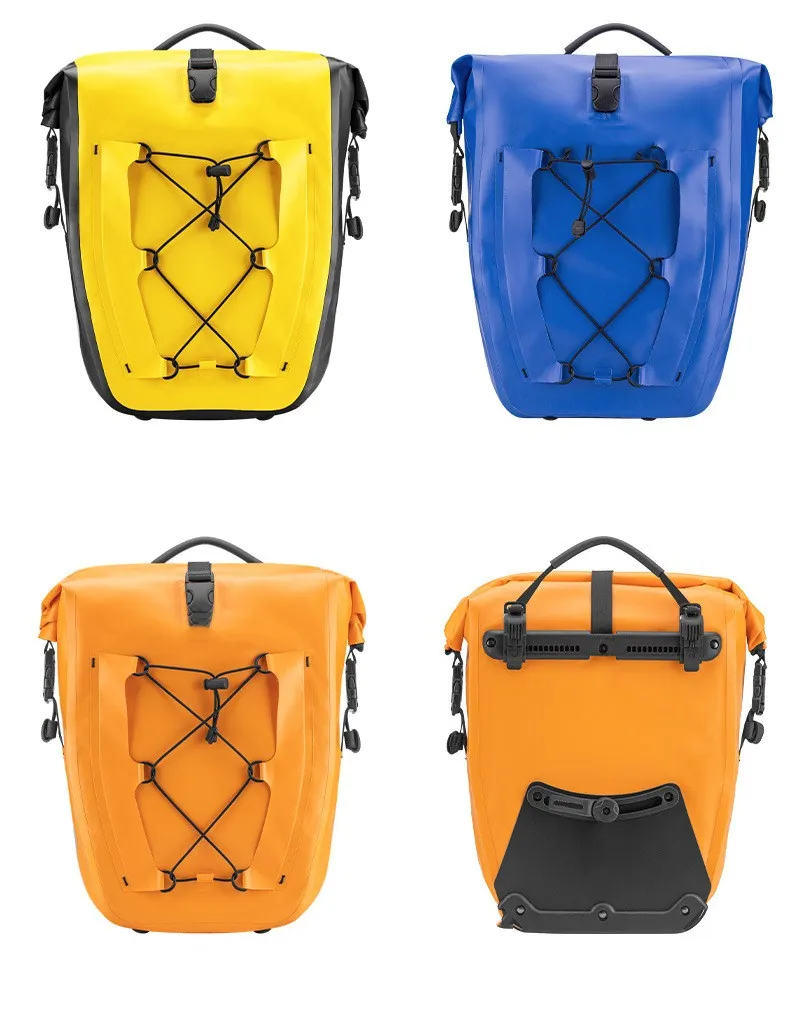 Leyi Waterproof Bike Bag Suppliers Bicycle Backpack Bag for Pannier 27L Pannier Bag Bike Custom Logo