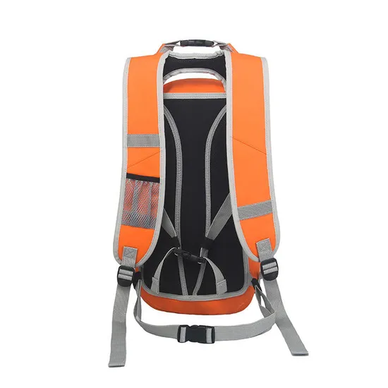 Customized Outdoor Sports Climbing Boating Camping PVC Clip Mesh Cycling Travel Storage Bag Waterproof Backpack