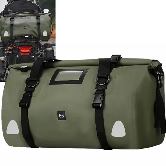 Leyi New Style Motorcycle Travel Luggage Bag Otorcycle Tail Bag Motorbike Motorcycle Seat Tail Bag 2024